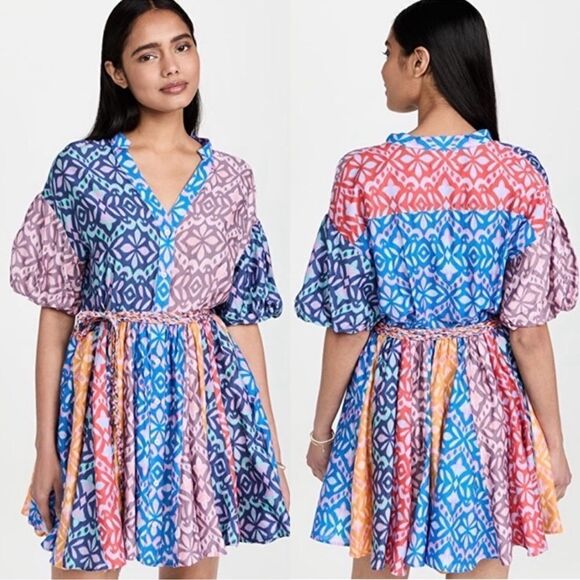 NWOT Xirena Lenna Mini Dress in Fiesta Multi Color Size S - Picture 1 of 9